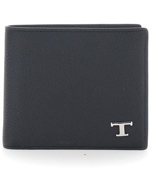 Tod's Bifold Wallet Calf Leather - Black