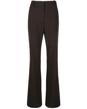 Valentino High-Waisted Flared Pants - Black