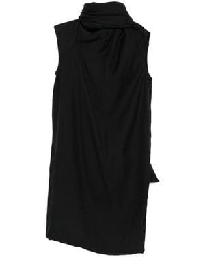 TOTEME Midi Dress Scarf Lyocell - Black
