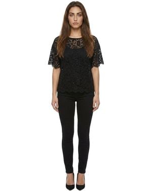 Dolce & Gabbana Dolce & Gabbana Lace Blouse - Black