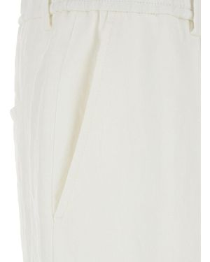 Emporio Armani Trousers Linen - White