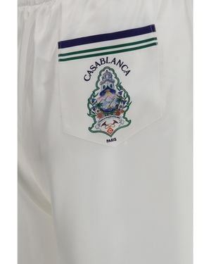 CASABLANCA Hotel Crest Shorts - Grey