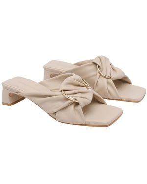 Ángel Alarcón Sandals Calf Leather/Rubber Sole - Natural