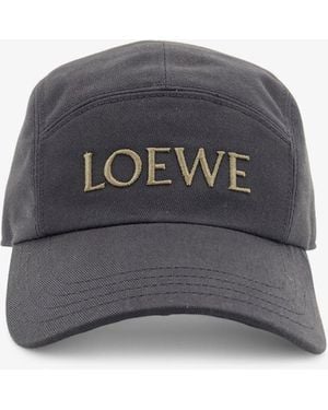 Loewe Paula's Ibiza -Cotton Camp Hat - Gray