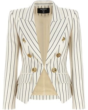Balmain Couture Fili Blazer - Natural