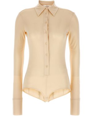 Sportmax 'Pera' Bodysuit - Natural