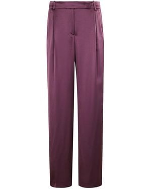 Pinko Laon Pantalone Satin - Purple