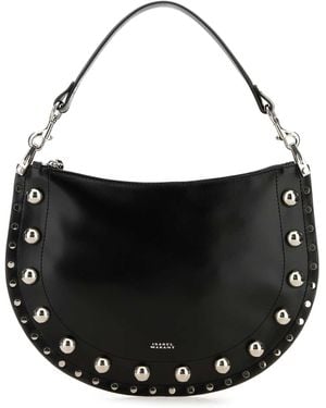 Isabel Marant Leather Kanao Handbag - Black