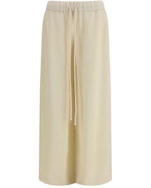 Gabriela Hearst Beige Alpaca Vicugna Pacos Casual Trousers - Natural