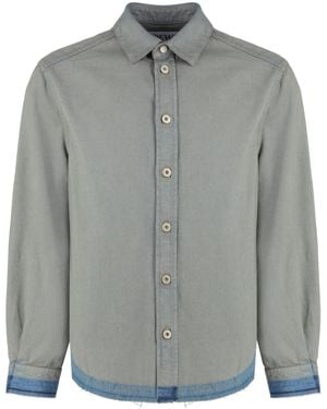 Loewe Fashionable Denim Shirt - Grey