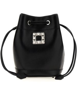 Roger Vivier Trs Vivier Bucket Bag - Black