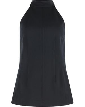 Veronica Beard Top Johanne Viscose Blouses - Black