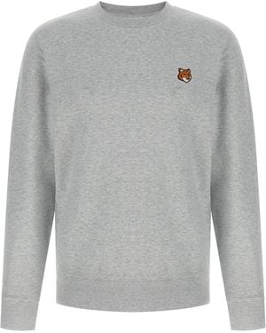 Maison Kitsuné 'Fox Head' Sweatshirt - Grey