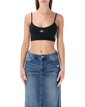 adidas Originals 3-Stripes Bralette - Blue