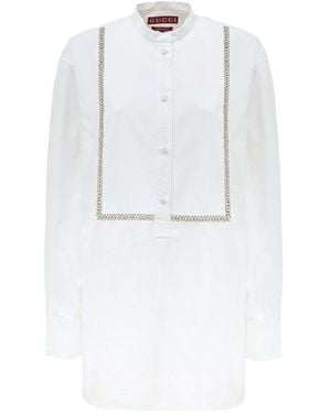 Gucci Cotton Blouse - White