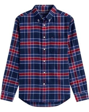 Tommy Hilfiger Tartan Check Shirt - Blue