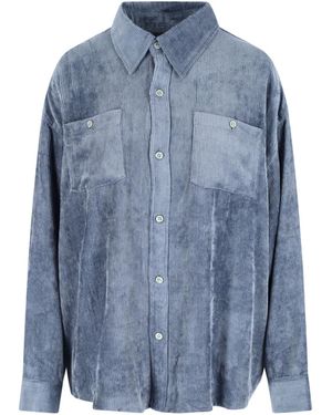 MYTHINKS Shirts Rayon - Blue