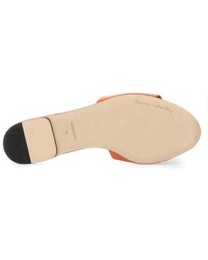 Dolce & Gabbana Slide Sandal Leather - Natural
