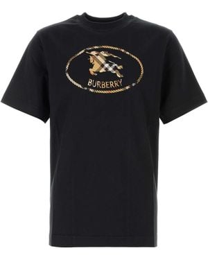 Burberry Cotton T-Shirt - Black