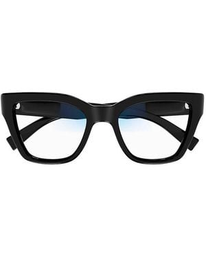 Saint Laurent Sl641 006 Shiny-Clear To Photocromic Ar Cat Eye Sunglasses - Black