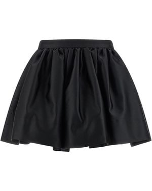 Rabanne Satin Skirt - Black