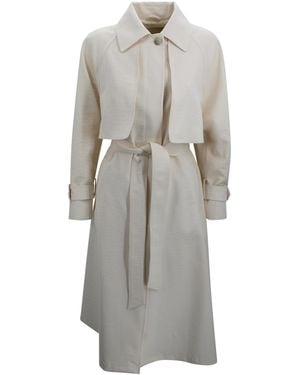 Herno Coats Polyester - Grey