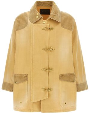 Wales Bonner Sierra' Coat - Natural