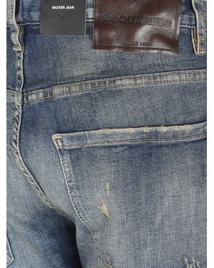 DSquared² Pants 5 Pockets - Blue