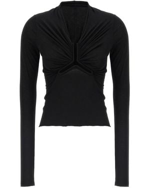 Rick Owens Allanah Ls T Sweater - Black