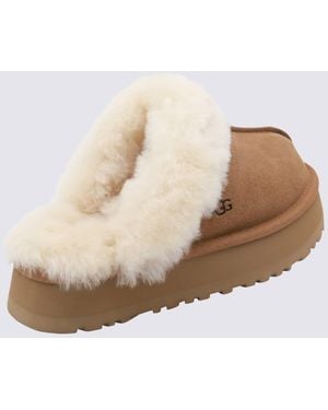 UGG Suede Disquette Flats - Natural