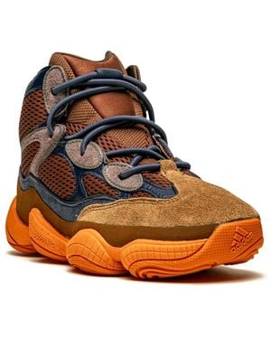 Yeezy Adidas 500 High Tactile Sneakers Shoes - Orange