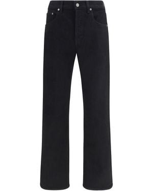 Golden Goose Black Cotton Slim Fit Jeans - Blue