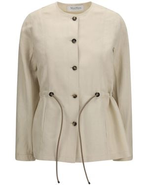 Max Mara Carezza Jacket - Natural