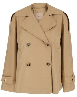 Twinset Coat - Natural