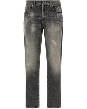DIESEL Cotton Skinny Jeans Clothing - Grey