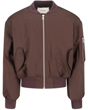 Entire studios Zip Bomber Jacket - Brown