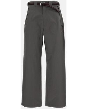 ROA Centipede Buckle Chino Trousers - Black