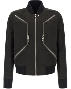 Rick Owens Polyester Bomber Clothing - Black