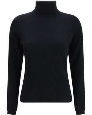 Allude Cashmere Turtleneck Sweater Kashmir/Capra Hircus - Blue