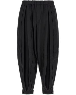 COMME DES GARÇON BLACK Barrel Leg Trousers - Black