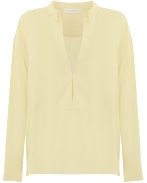 Philosophy Di Lorenzo Serafini Viscose Blouse - Yellow