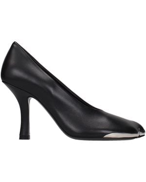 Burberry Leather High Heel Pumps - Blue