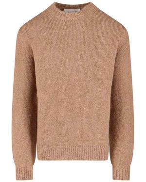 Jil Sander Crewneck Jumper - Brown