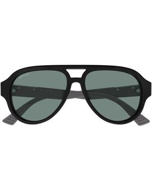 Gucci Sunglasses Aviator Full Rim, Frame And Lens Gg2088S002 - Green
