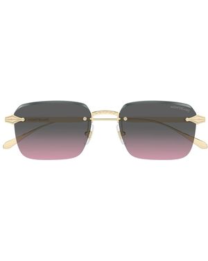 Montblanc Mb0456S Linea Nib 003 Sunglasses - Gray