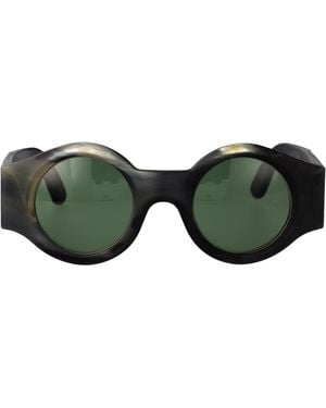 Rigards Rg00Uw16 Horn Sunglasses - Green