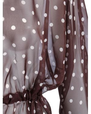 P.A.R.O.S.H. P.A.R.O..H. Shrug Polyester Cardigan - Purple