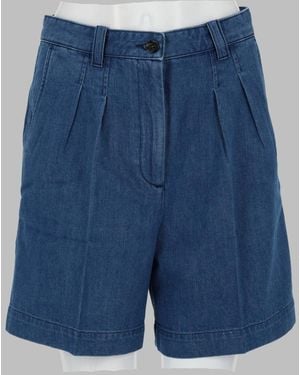 A.P.C. Shorts Nola Cotton - Blue