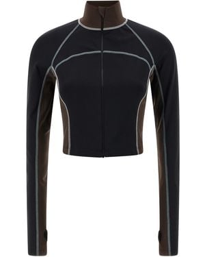 Fendi Colour Block Tops - Black