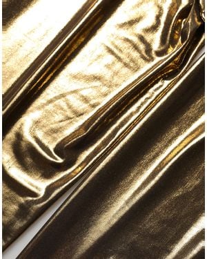 Dolce & Gabbana Leggings Pantyhose Stockings Socks Polyester Ealstane Clothing - Metallic